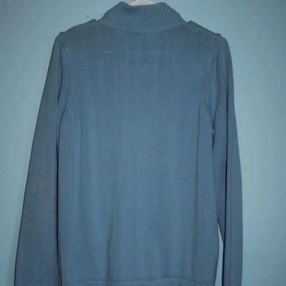 The Vermont Country Store Zip Up Medium Sweater with Pockets Modest - Picture 11 of 15